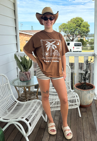 easy tiger tee by frankie is a oversized graphic cotton t-shirt