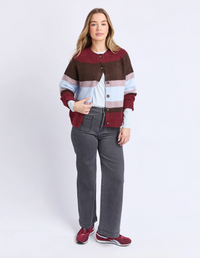 Eugene Stripe Cardi - Foxwood