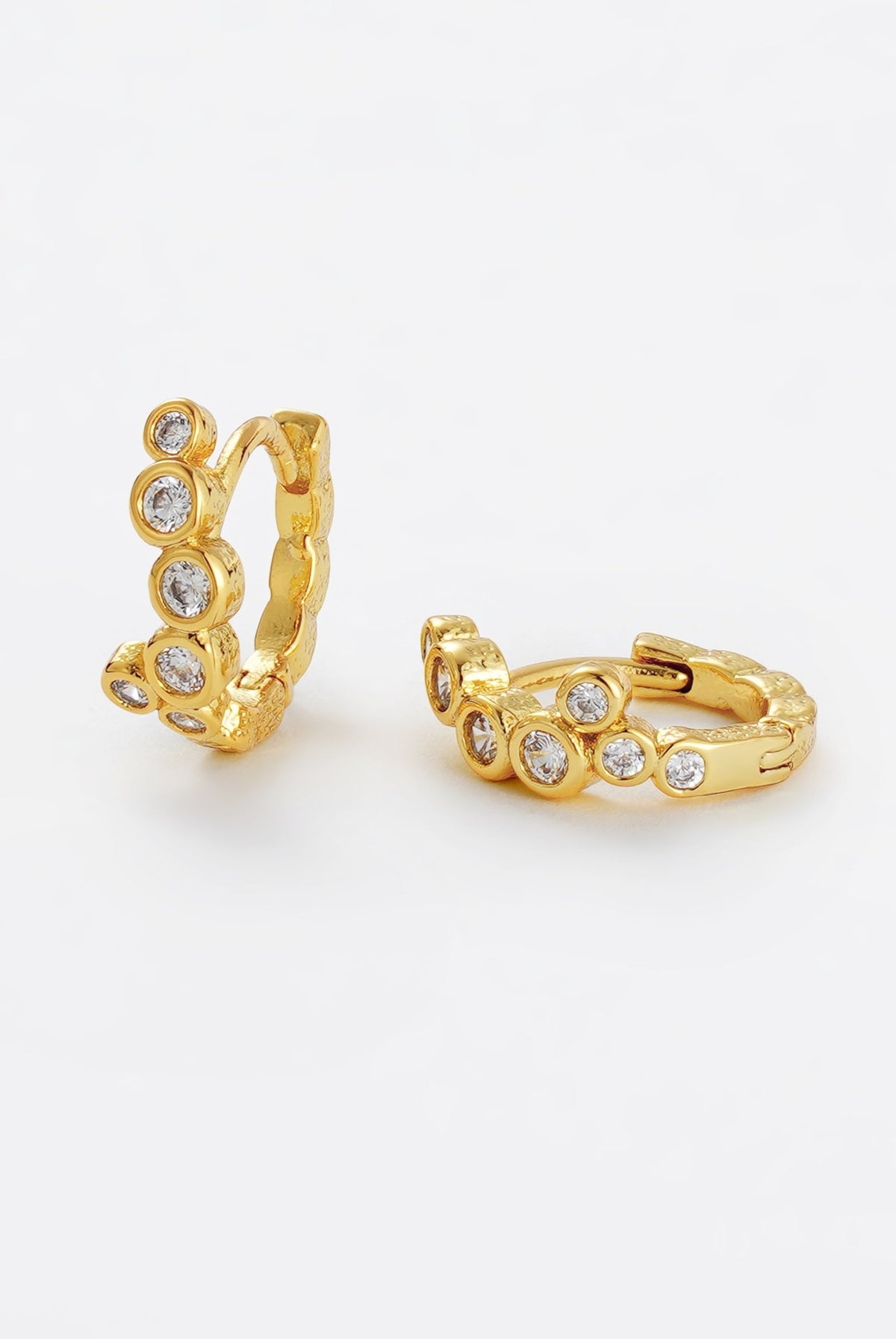 Florence Huggie Earrings - Gold