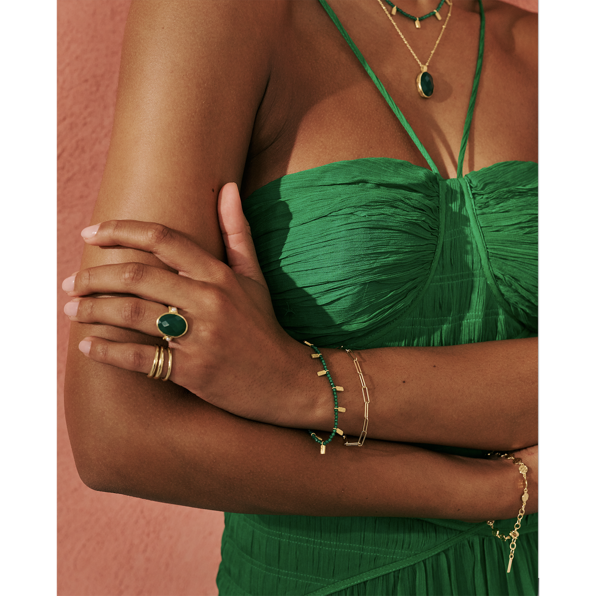 Statement jewellery designs by Murkani in sterling silver and 18 karat gold