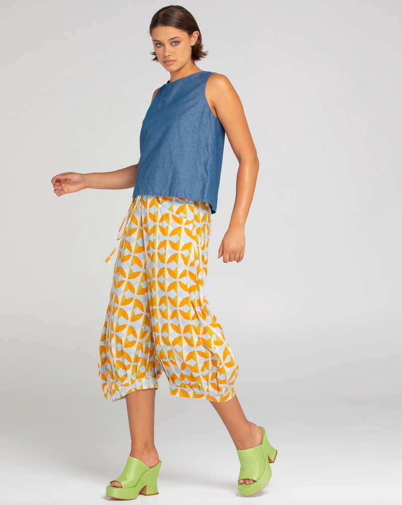 guru pants by boom shankar in a cotton hana print