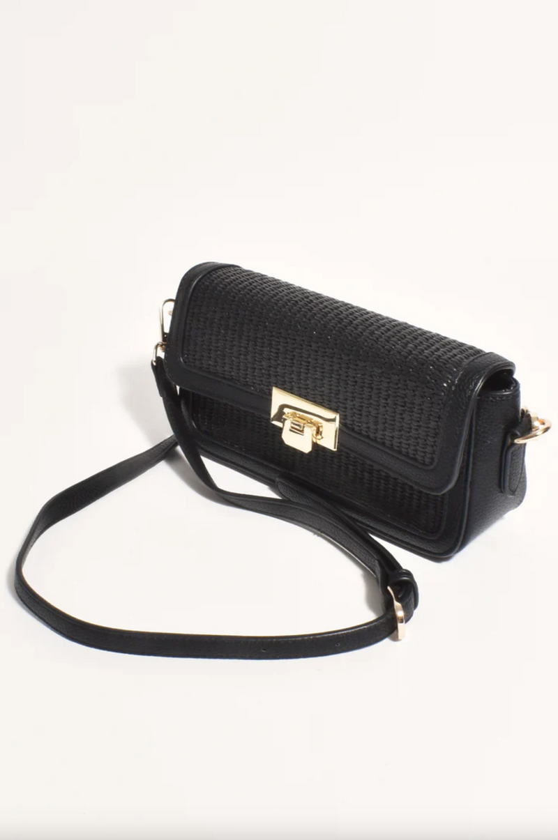 Adorne Hattie Weave Cross Body