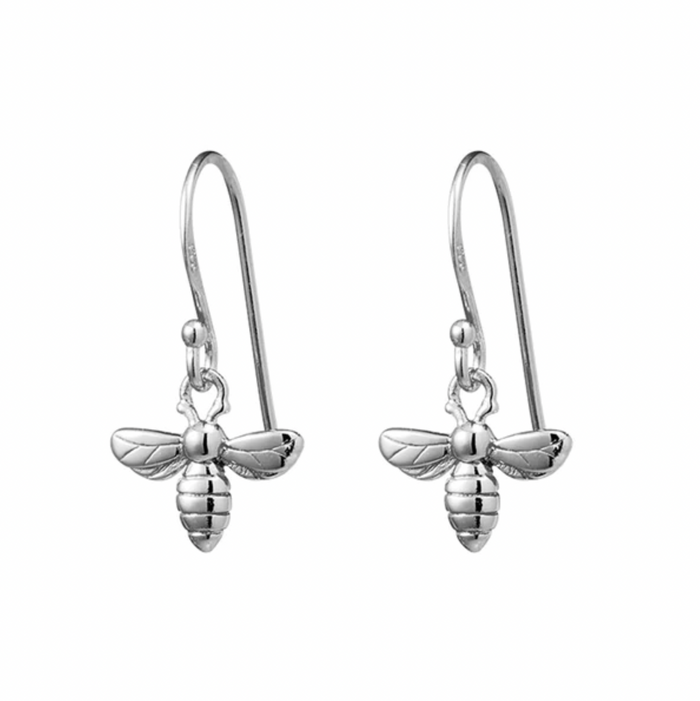 honey bee sterling silver earrings by midsummer star
