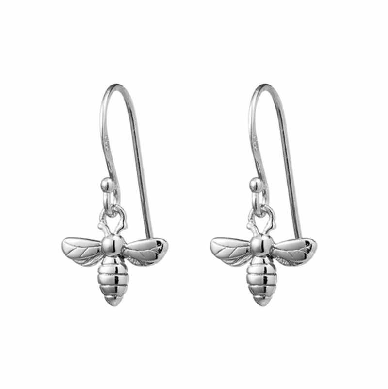 honey bee sterling silver earrings by midsummer star