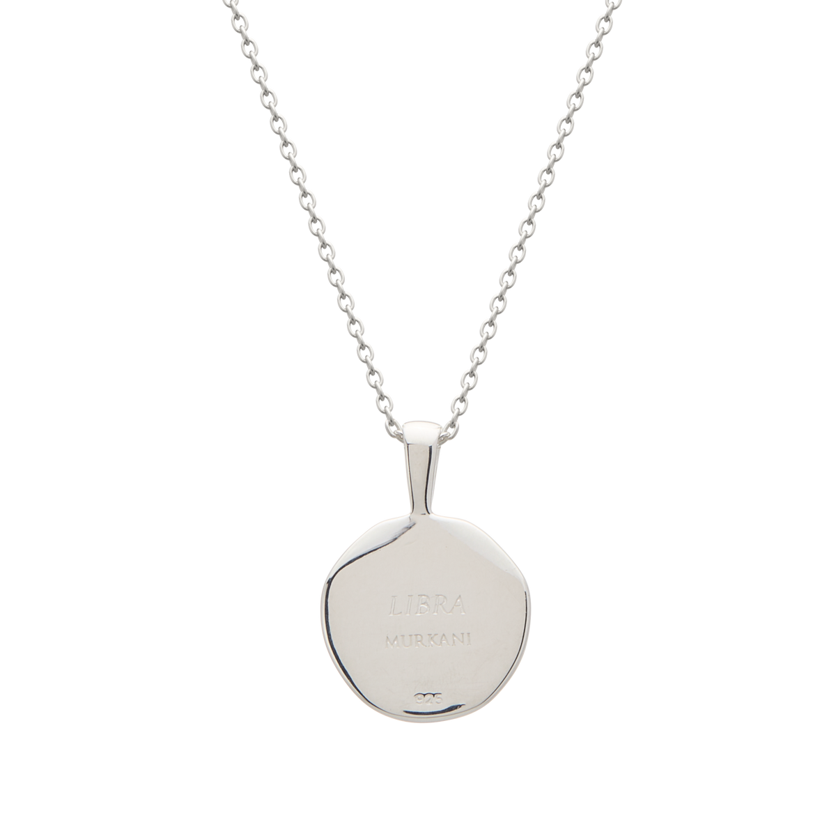 Murkani Libra Necklace - Zodiac series - Silver rear view