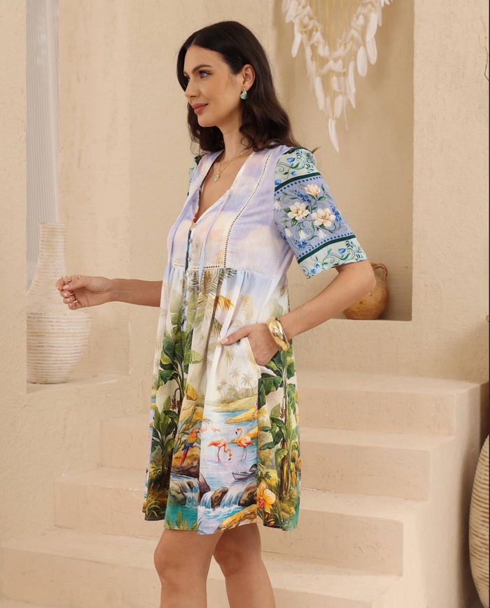 Lagoon Whisper Dress