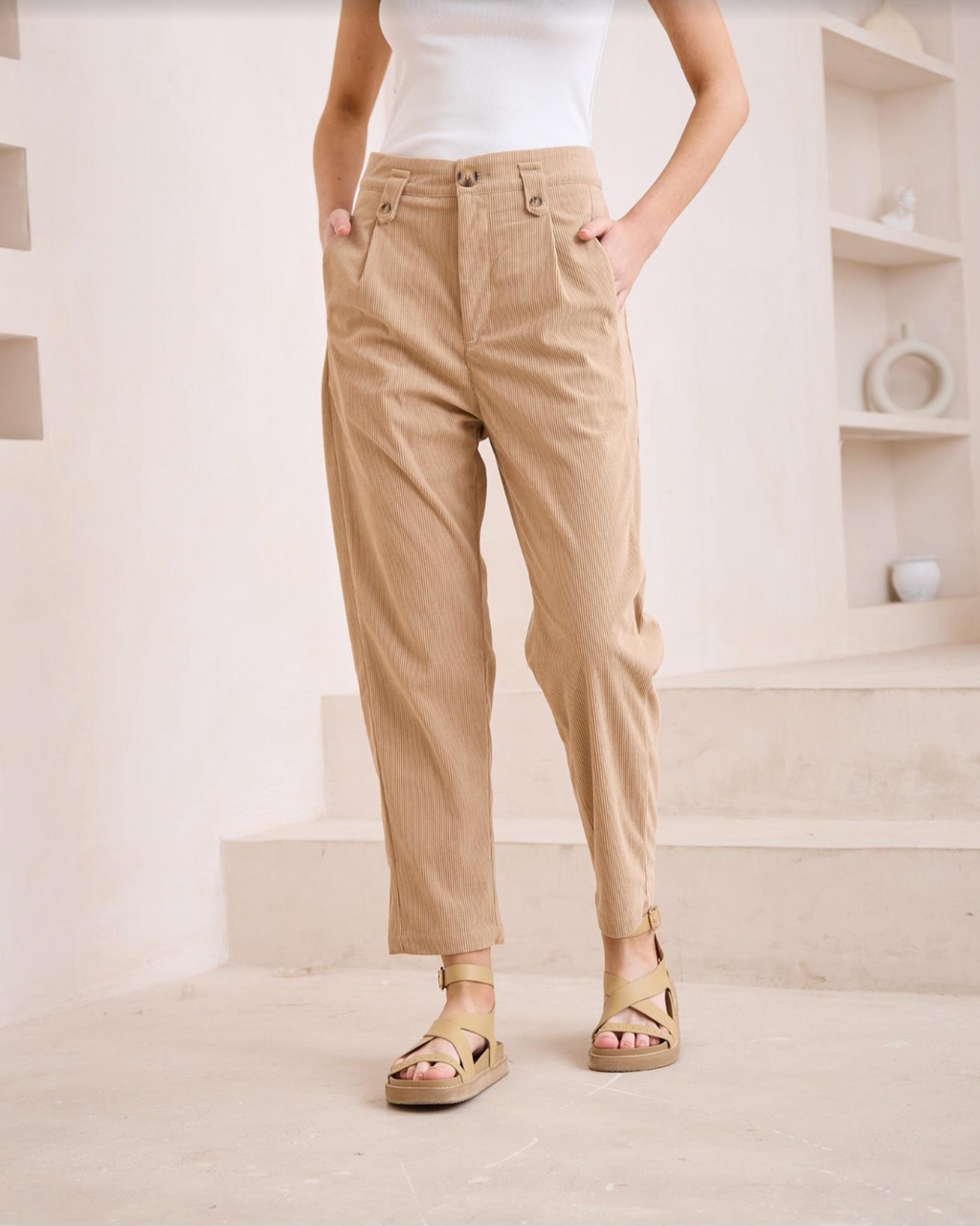 lennox corduroy pants by iris maxi