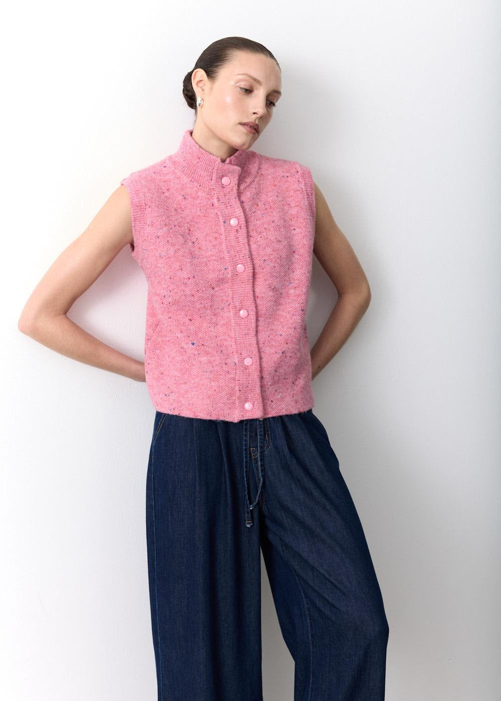 Speckle Knit Vest - Little Lies