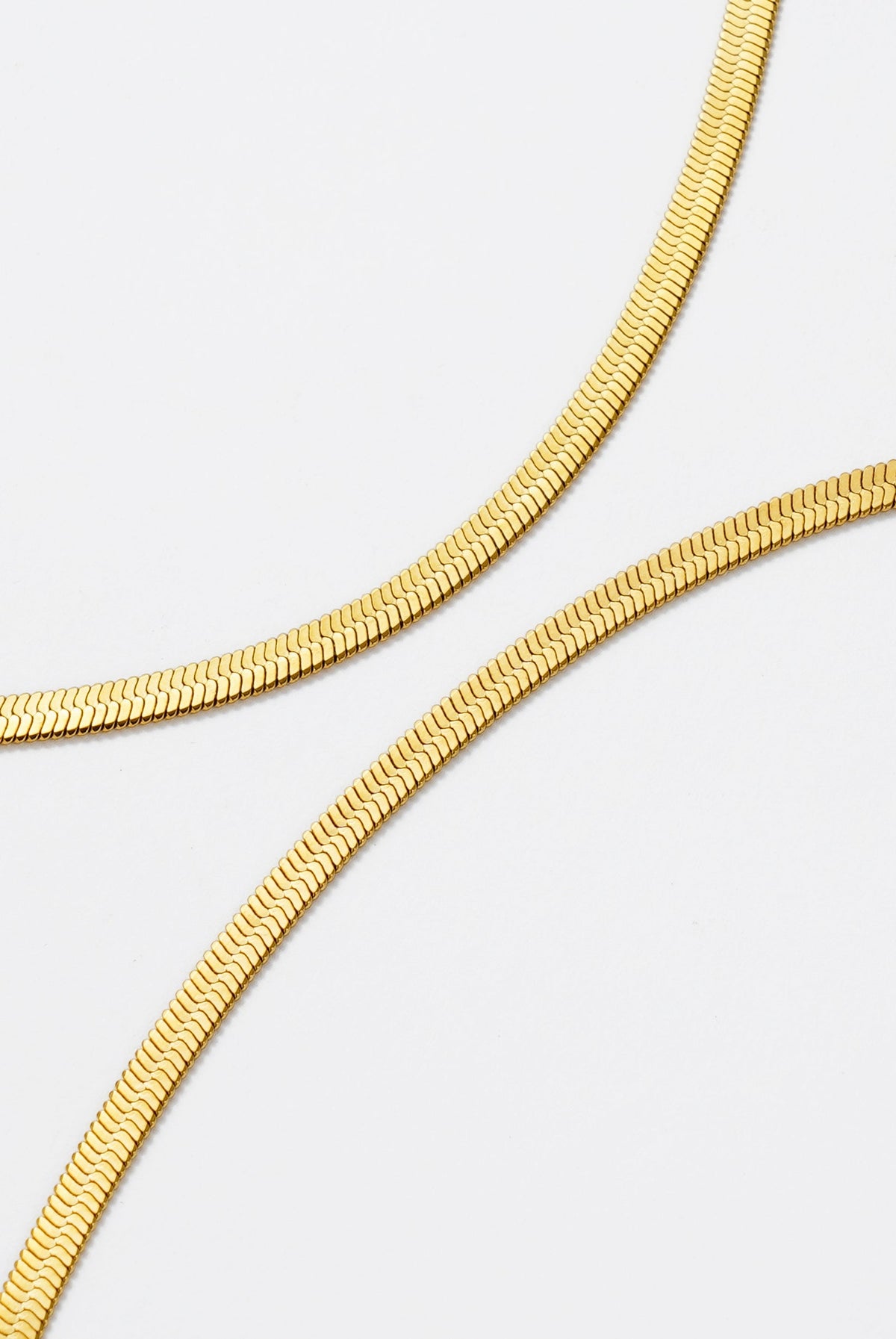 Snake Chain Necklace - Gold