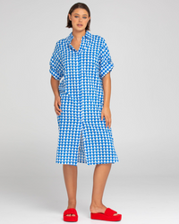 maui shirt dress by boom shankar is a cotton summer beach dress