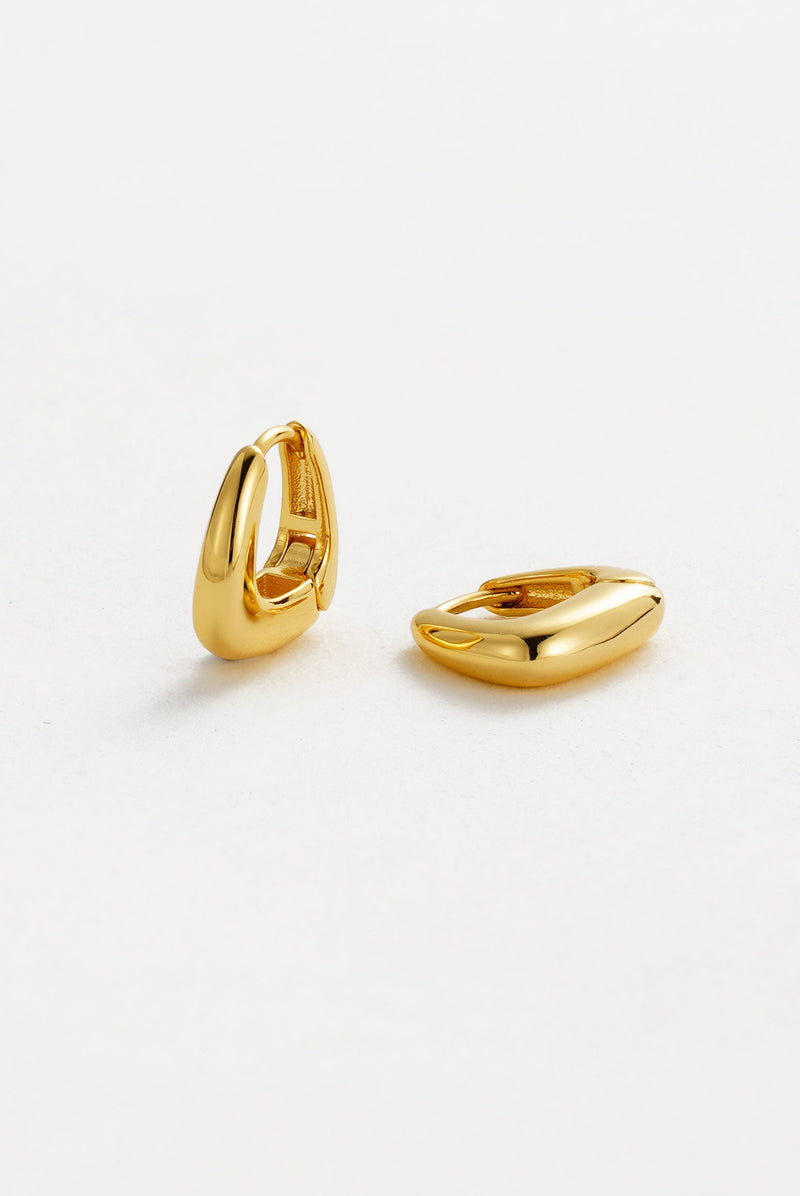 Neve Huggie Earrings - Gold