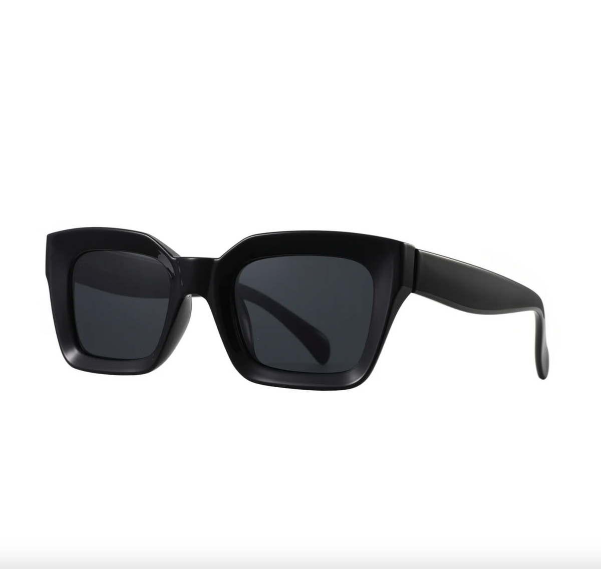 onassis sunglasses by reality eyewear in matt black