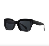 onassis sunglasses by reality eyewear in matt black