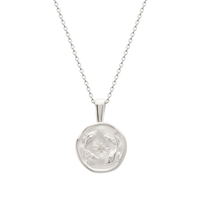 Murkani Pisces Necklace - Zodiac series - sterling Silver front view