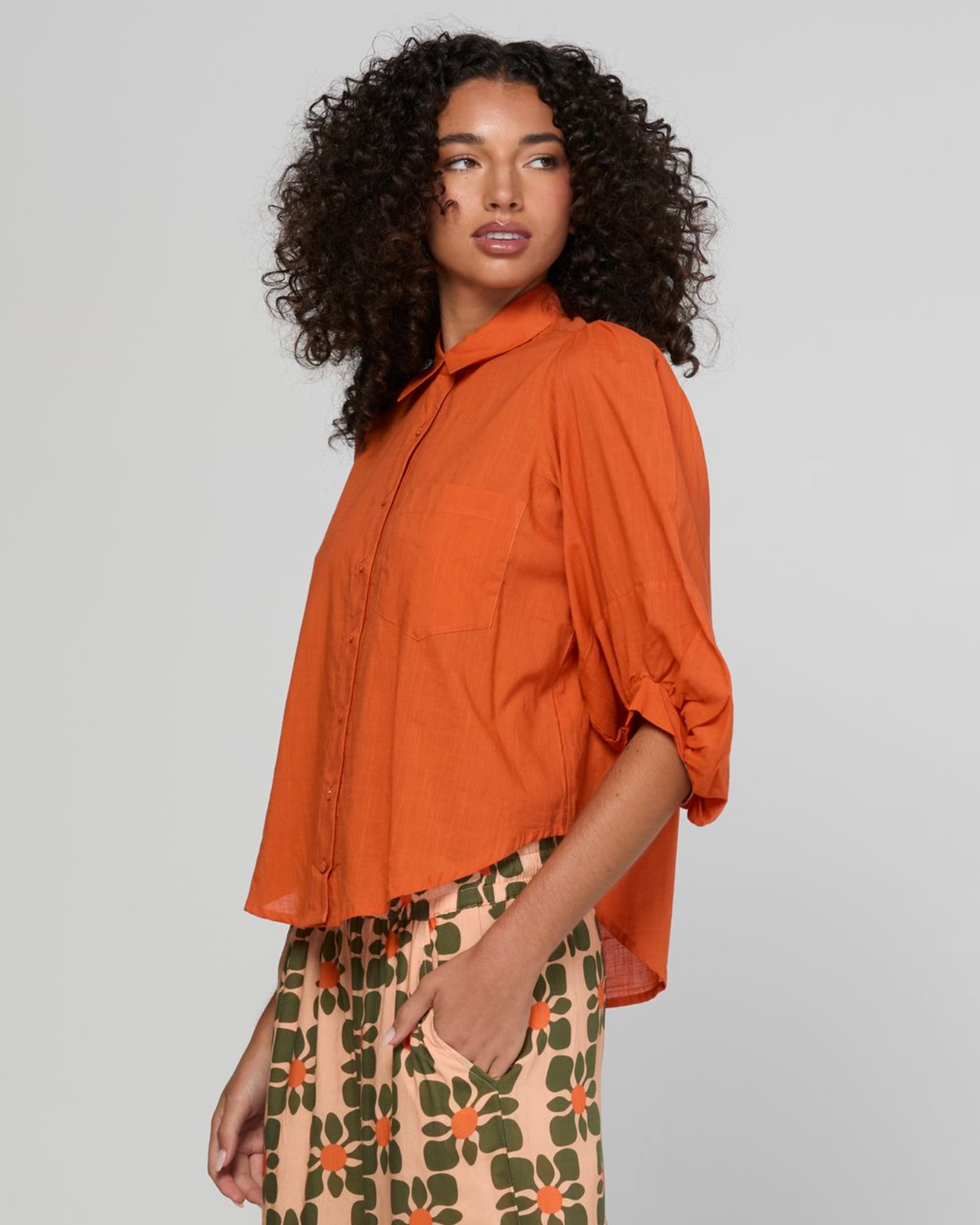 Pari Shirt - Rust - Boom Shankar