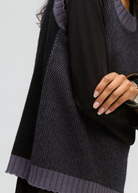 Pattern Knitted Vest