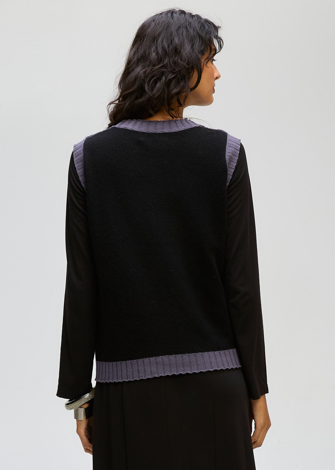 Pattern Knitted Vest