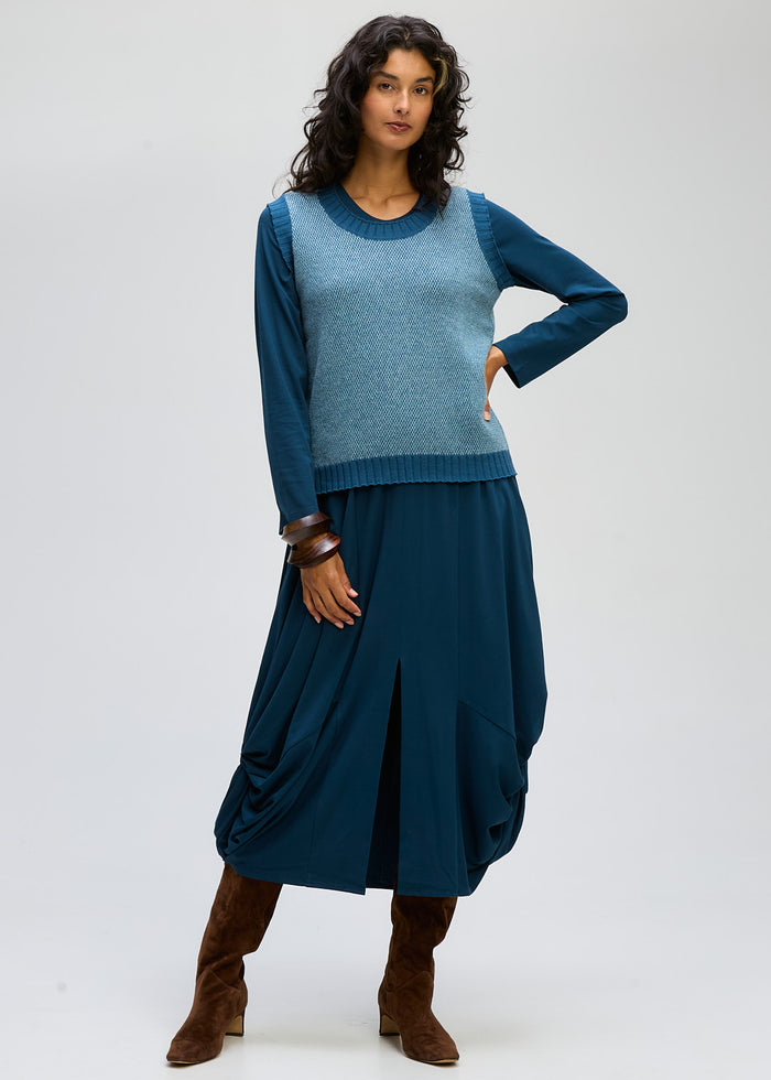 Pattern Knitted Vest