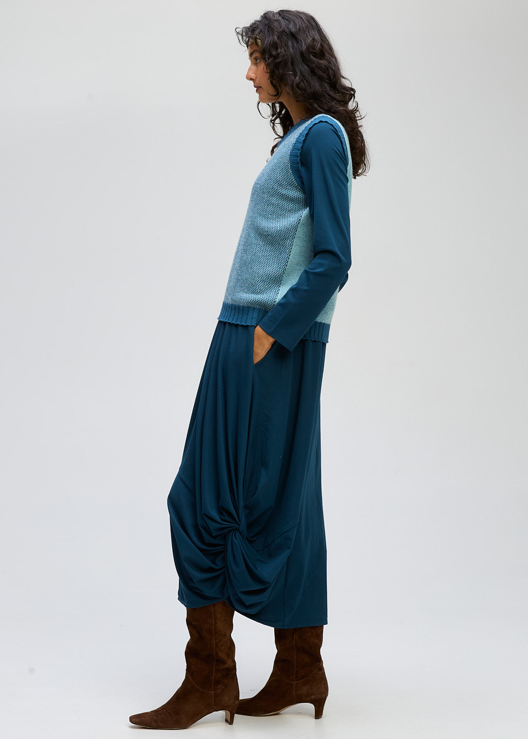 Pattern Knitted Vest