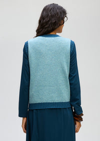 Pattern Knitted Vest