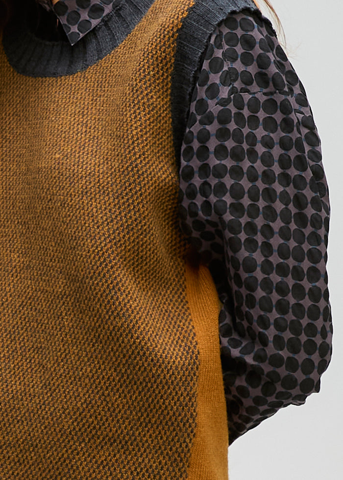 Pattern Knitted Vest