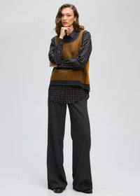 Pattern Knitted Vest