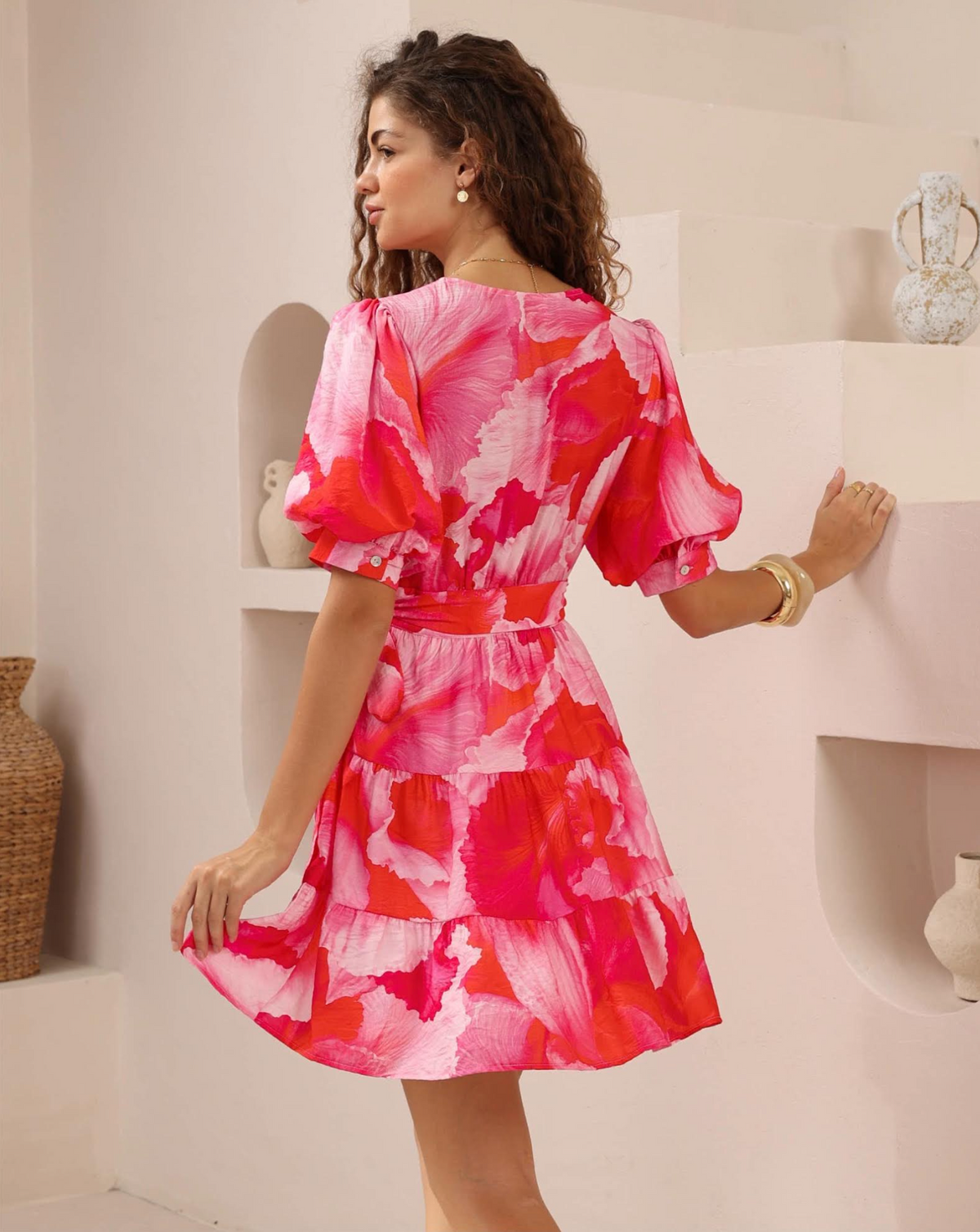 Petal Wrap Dress