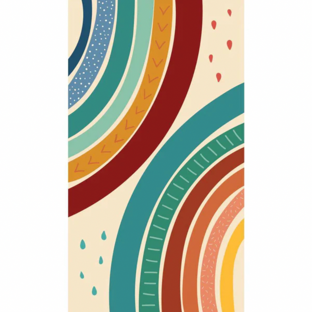 Rainbow Large Sand Free Beach Towel by Somerside