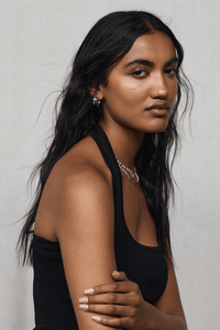 Bianca Hoop Earrings - Silver