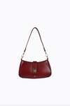 the ripley bag by peta and jain is a vegan cherry red shoulder bag