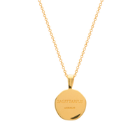 Murkani Sagittarius Necklace - Zodiac series - Gold rear view