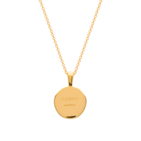 Murkani Scorpio Necklace - Zodiac series - Gold rear view