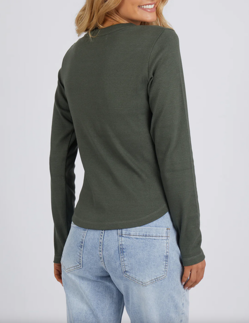 Scoop L/S Rib - Foxwood