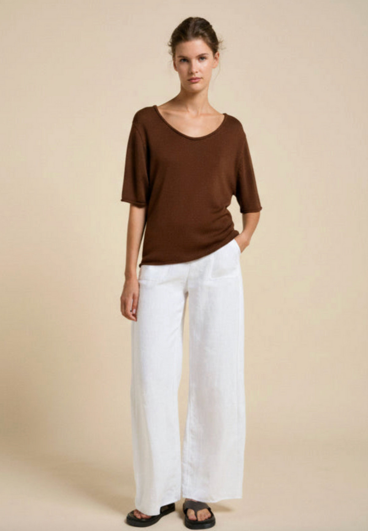 Scoop Neck Spring Tee - Little Lies