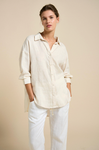Boyfriend Linen Shirt - Little Lies