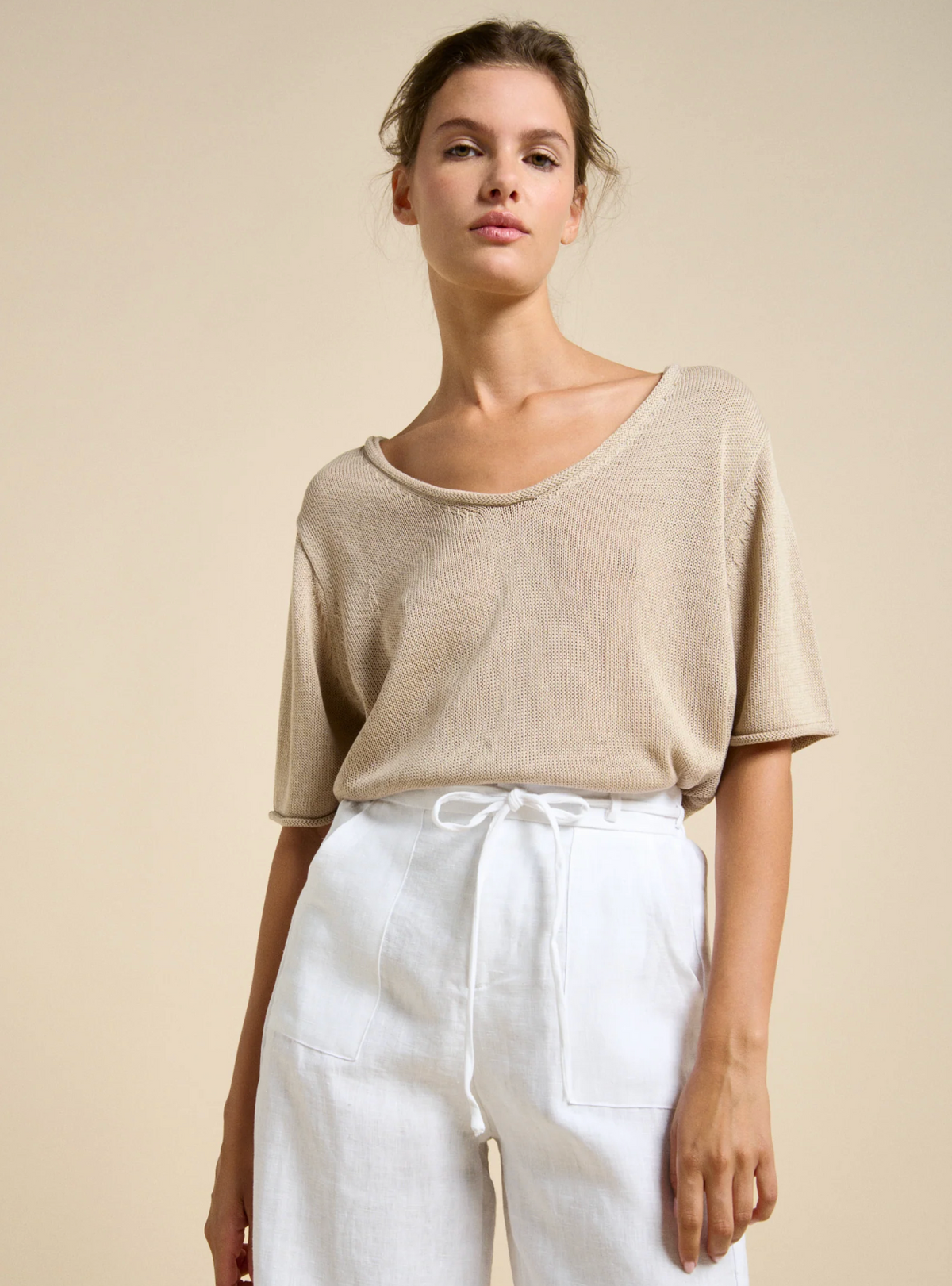 Scoop Neck Spring Tee - Little Lies