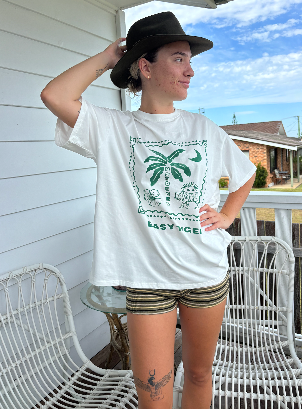 Easy Tiger Tee- By Frankie