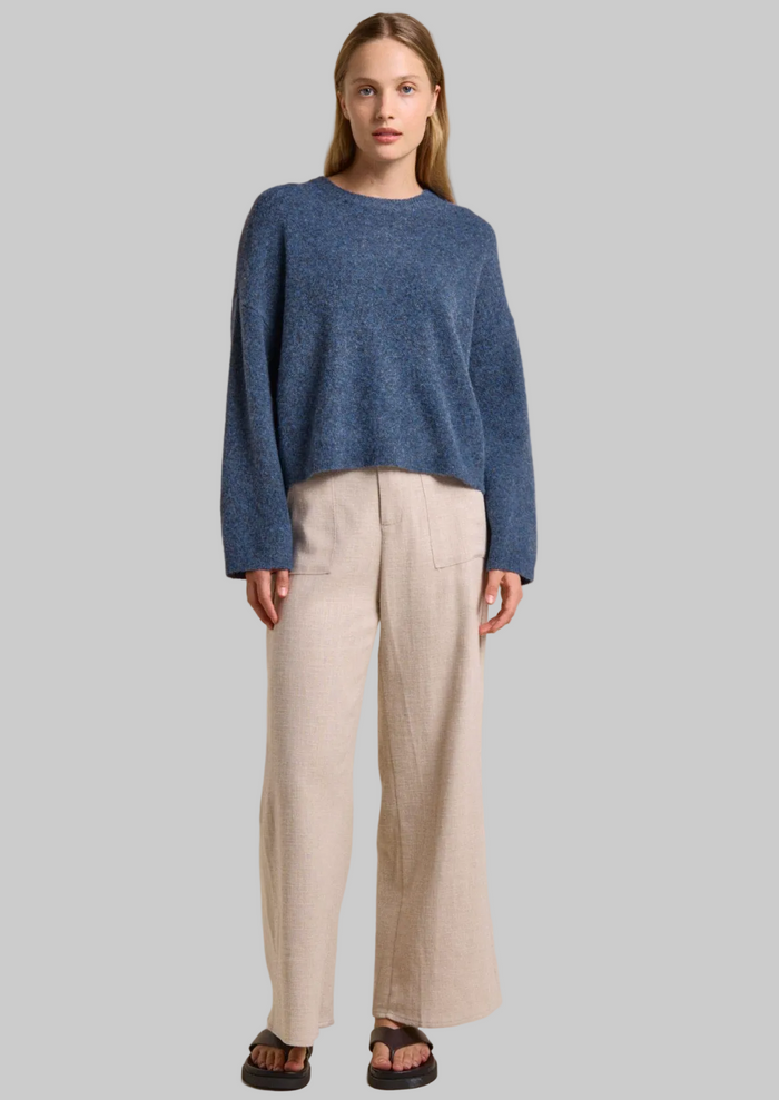 Little Lies osaka wide leg pants in linen and cotton