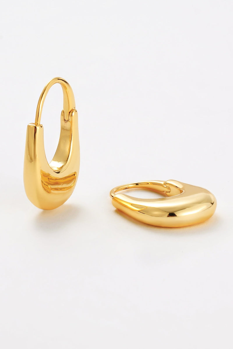 Sienna Hoop Earrings - Gold