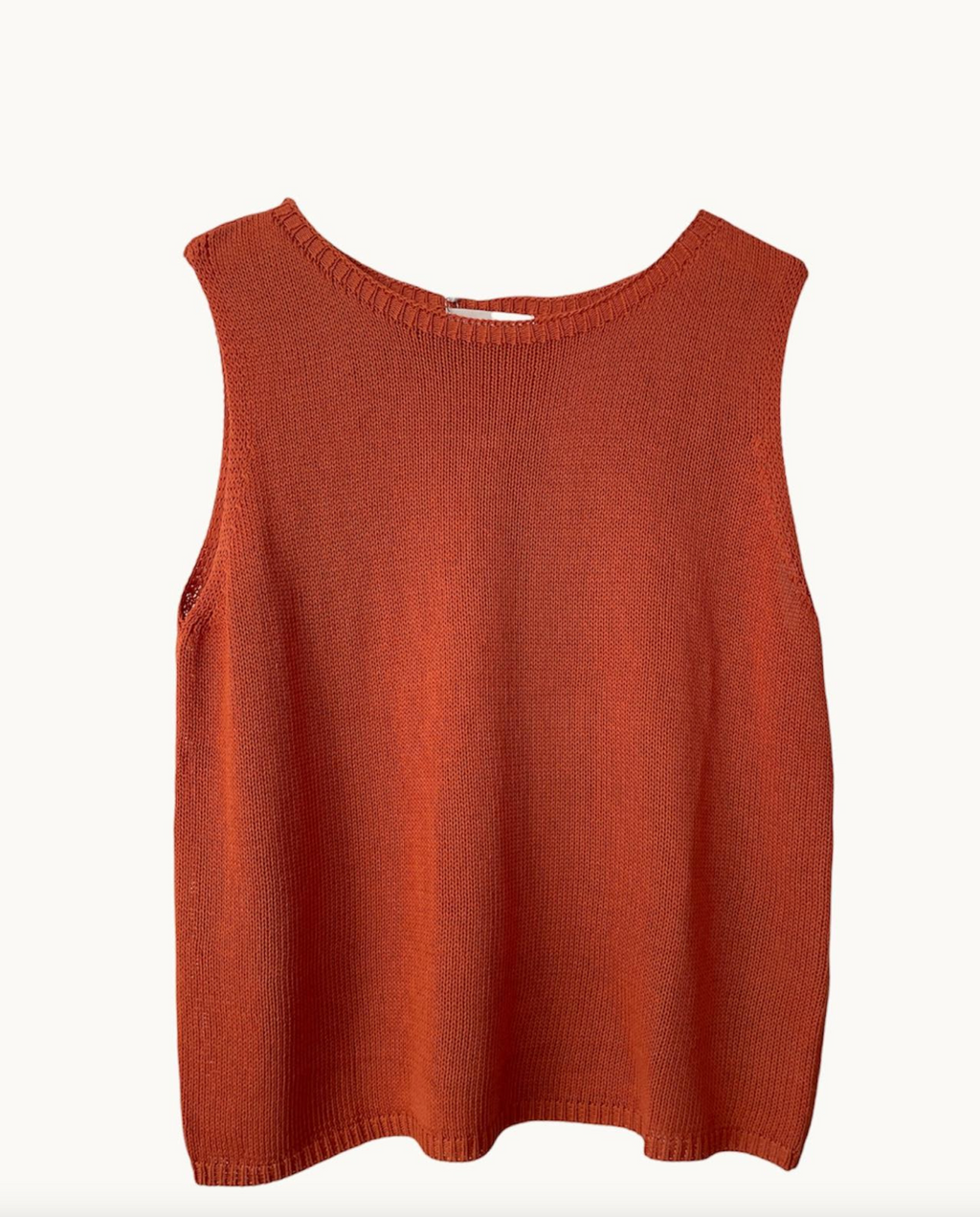 spring tank by little lies is a knitted sleeveless top