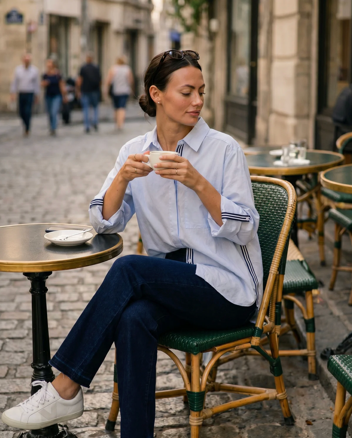 Stripe Trim Shirt