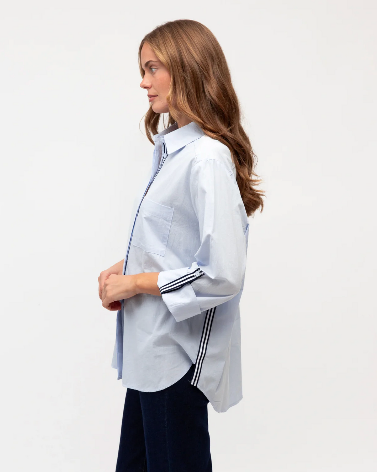 Stripe Trim Shirt