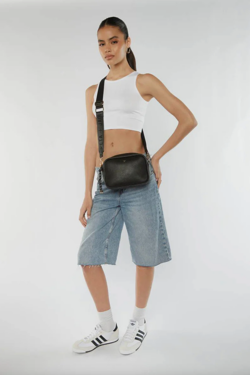 vivi crossbody bag by peta and ain is a spacious everyday bag with adjustable wide strap