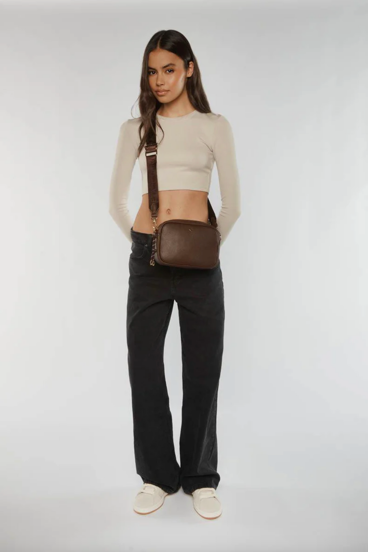 vivi crossbody bag by peta and jain is a vegan carry all fashion statement accessory