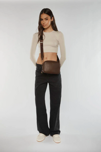 vivi crossbody bag by peta and jain is a vegan carry all fashion statement accessory