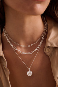 Murkani Gemini Necklace - Zodiac series - Sterling Silver