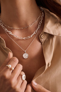 Murkani Sagittarius Necklace - Zodiac series - Sterling Silver pendant necklace