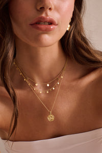 Murkani Pisces Necklace - Zodiac series in yellow gold