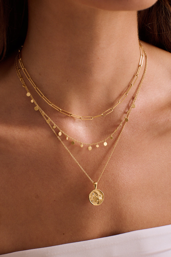 Murkani Taurus Necklace - Zodiac series - Gold pendant