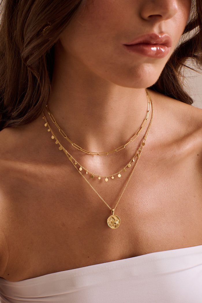 Murkani Taurus Necklace - Zodiac series - Gold pendant necklace